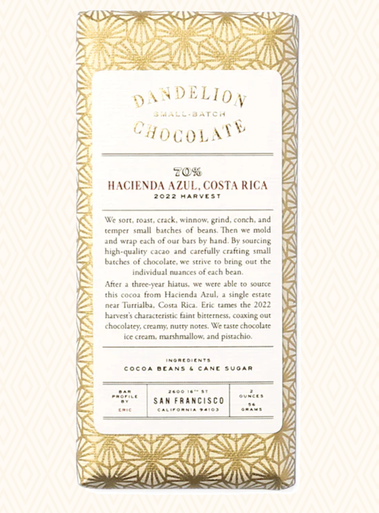 Single Origin Chocolate Bars by Dandelion Chocolate