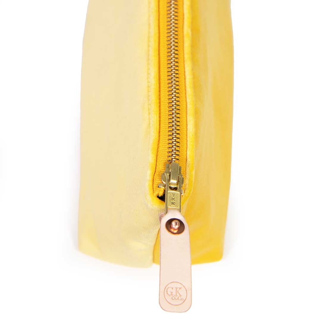 Velvet Travel Clutch- Sunshine