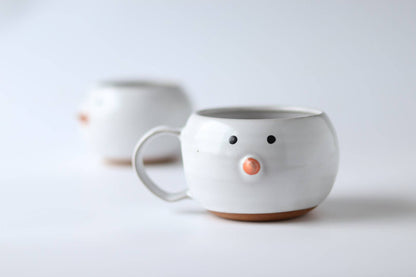 Snowman Handmade Coffee Mug