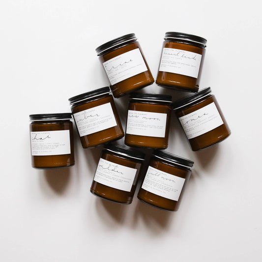 Essential Oil + Soy Wax Candle - Lidded Jar