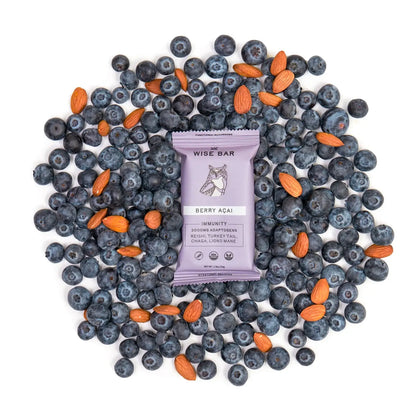 Adaptogen Mushroom Nutrition Bar in Berry Açaí