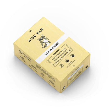 Adaptogen Mushroom Nutrition Bar in Lemon Ginger