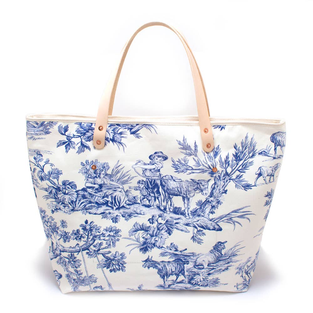 Vintage Toile All Day Tote