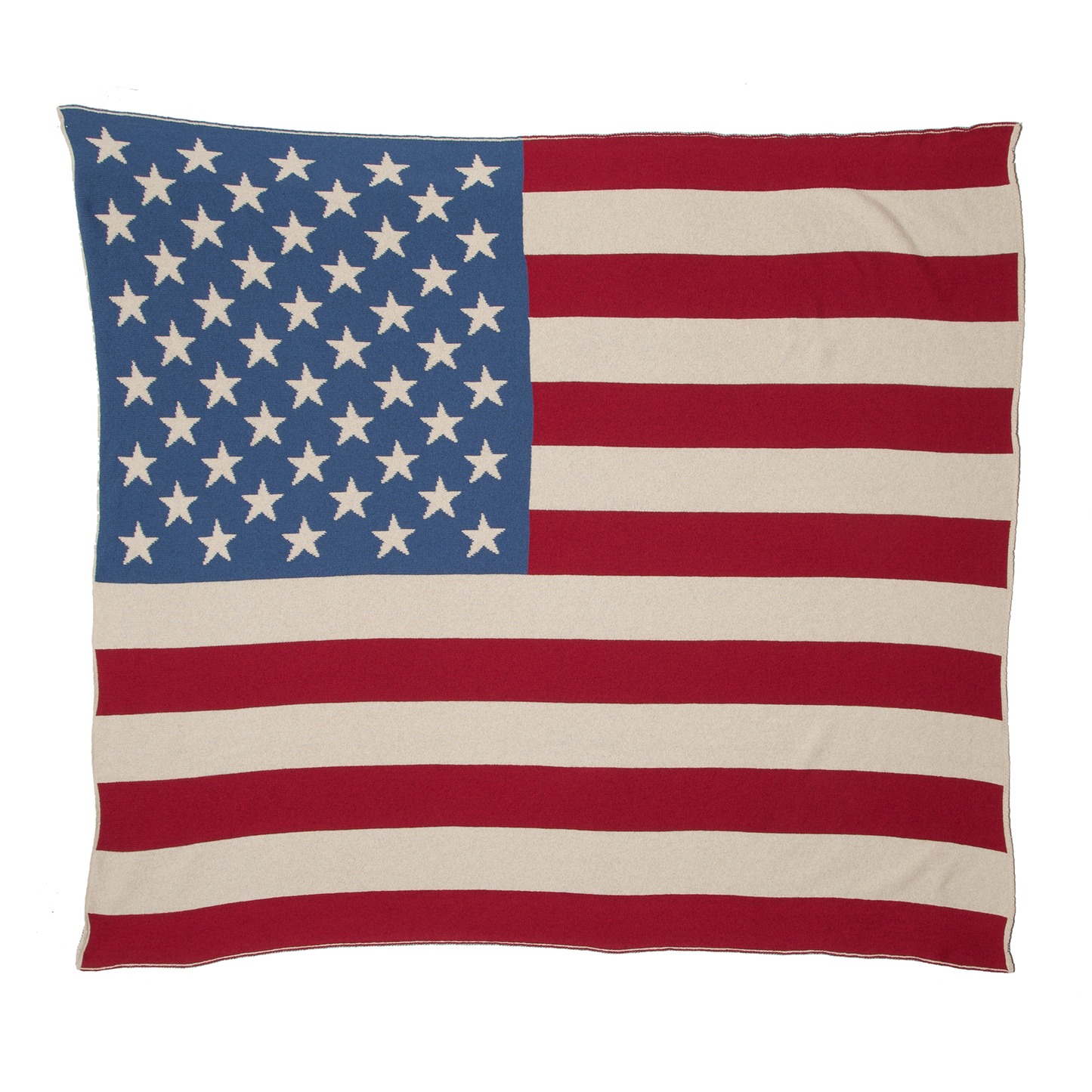 Vintage American Flag Throw Blanket