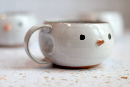 Snowman Handmade Coffee Mug