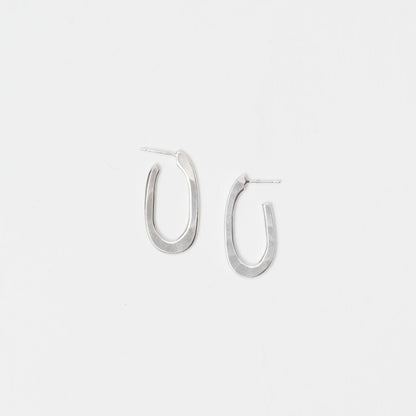 Hustle Hoops Oval Earrings Jill Platner
