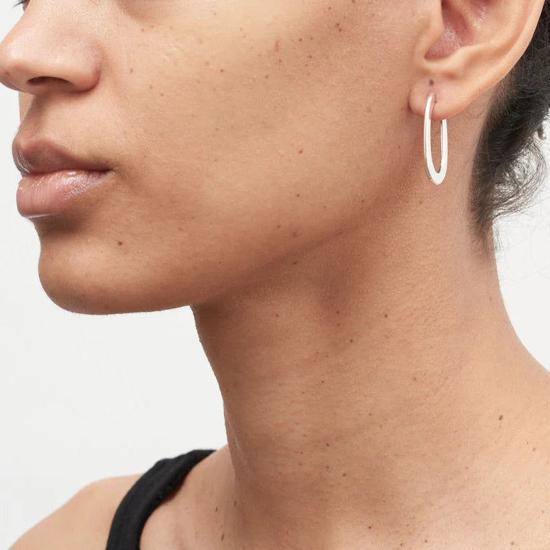 Hustle Hoops Oval Earrings Jill Platner