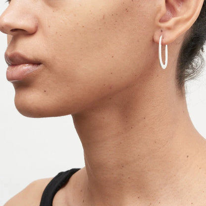 Hustle Hoops Oval Earrings Jill Platner