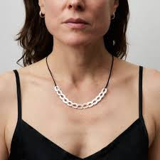 Mixed Chain Small Circle Necklace