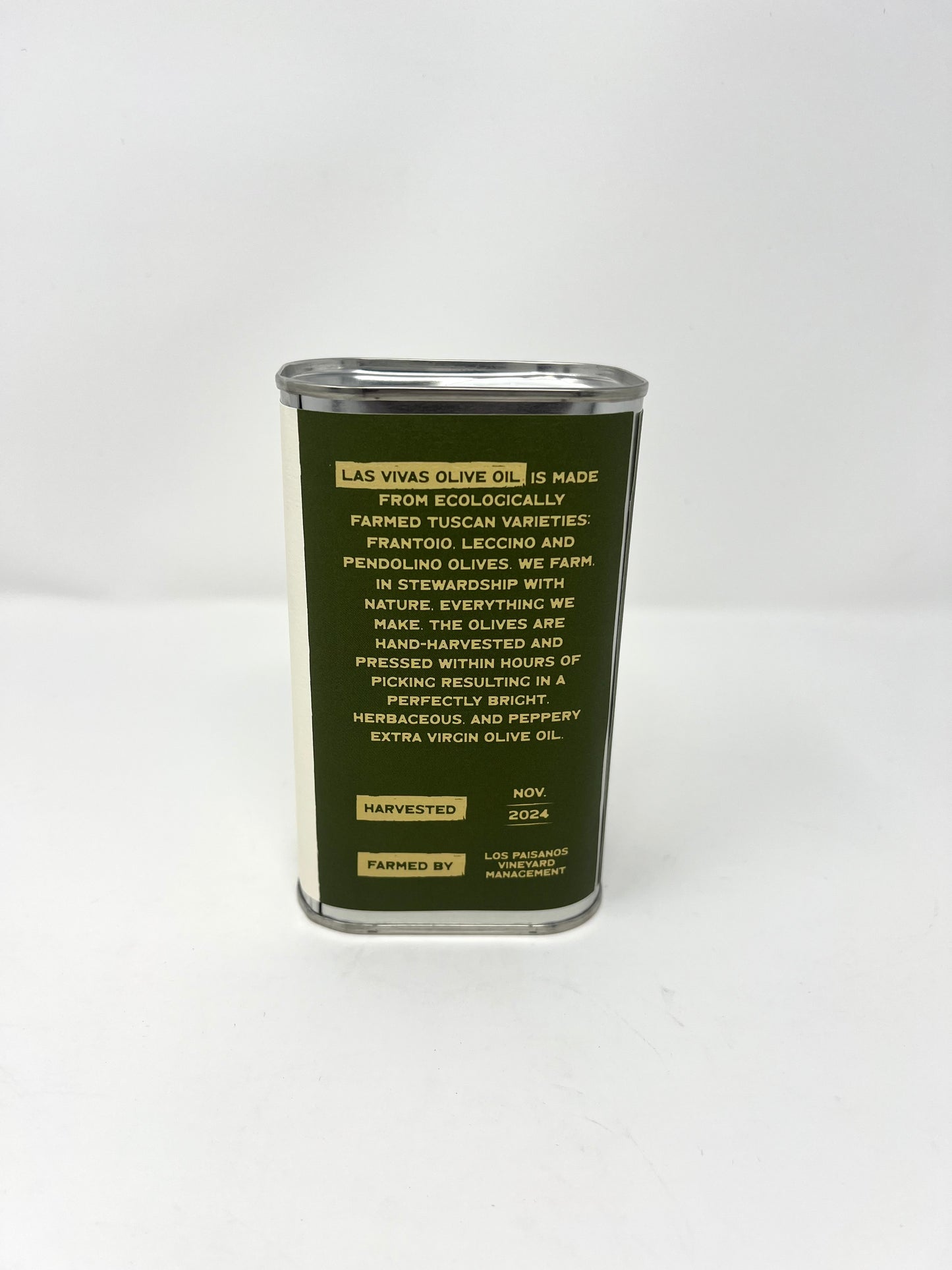 Las Vivas 500ml Olive Oil 2024 Olio Nuovo