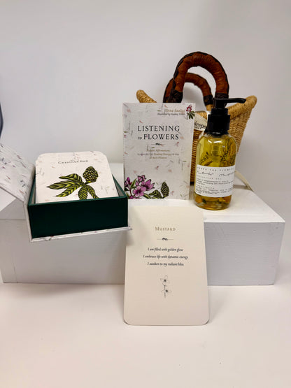 Flowers Deck & Massage Oil Basket
