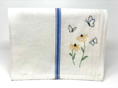 Dish/Bar Towel Hand-Embroidered in Sonoma