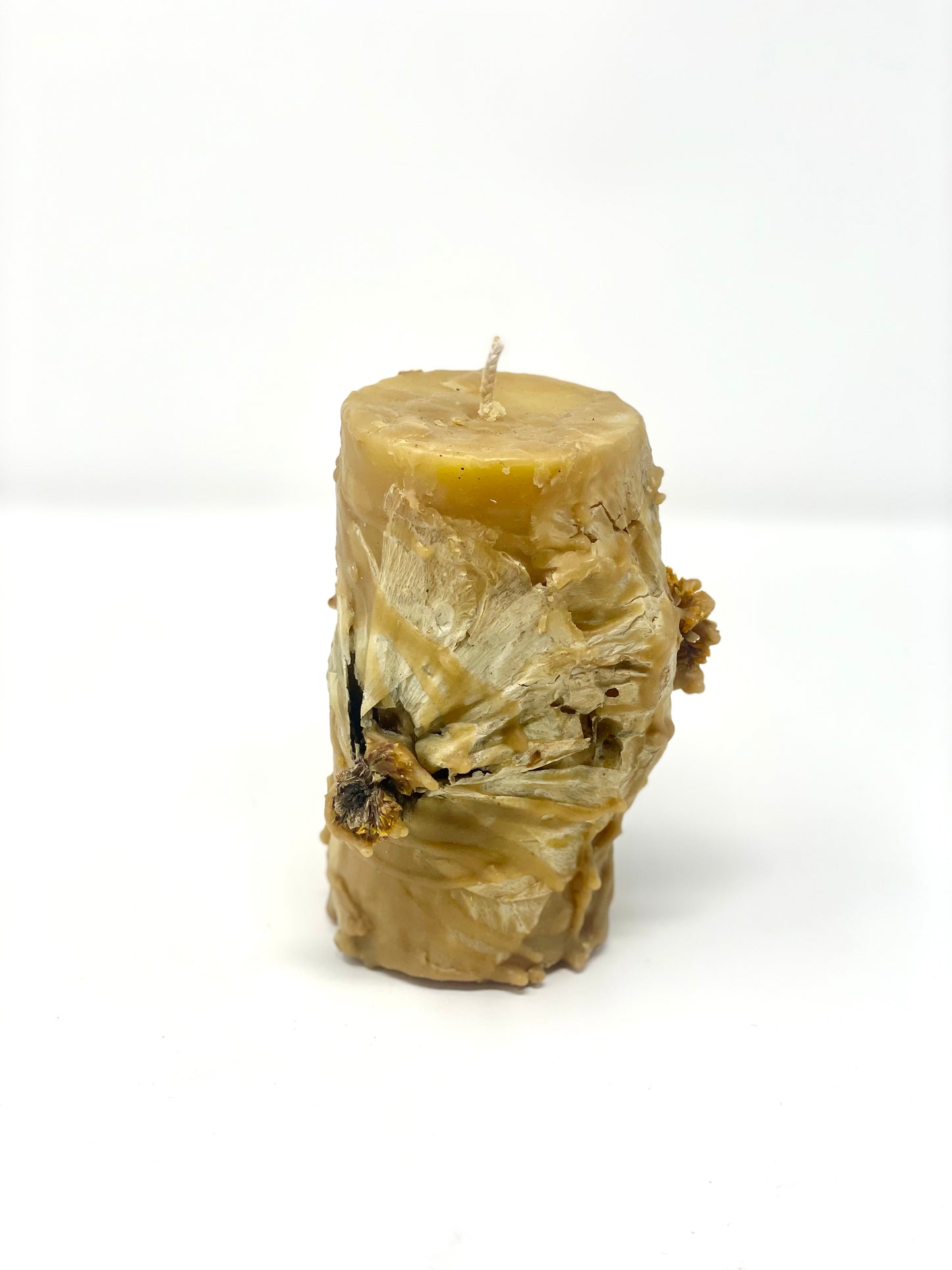 Candle of Flora Beeswax by Louesa Roebuck