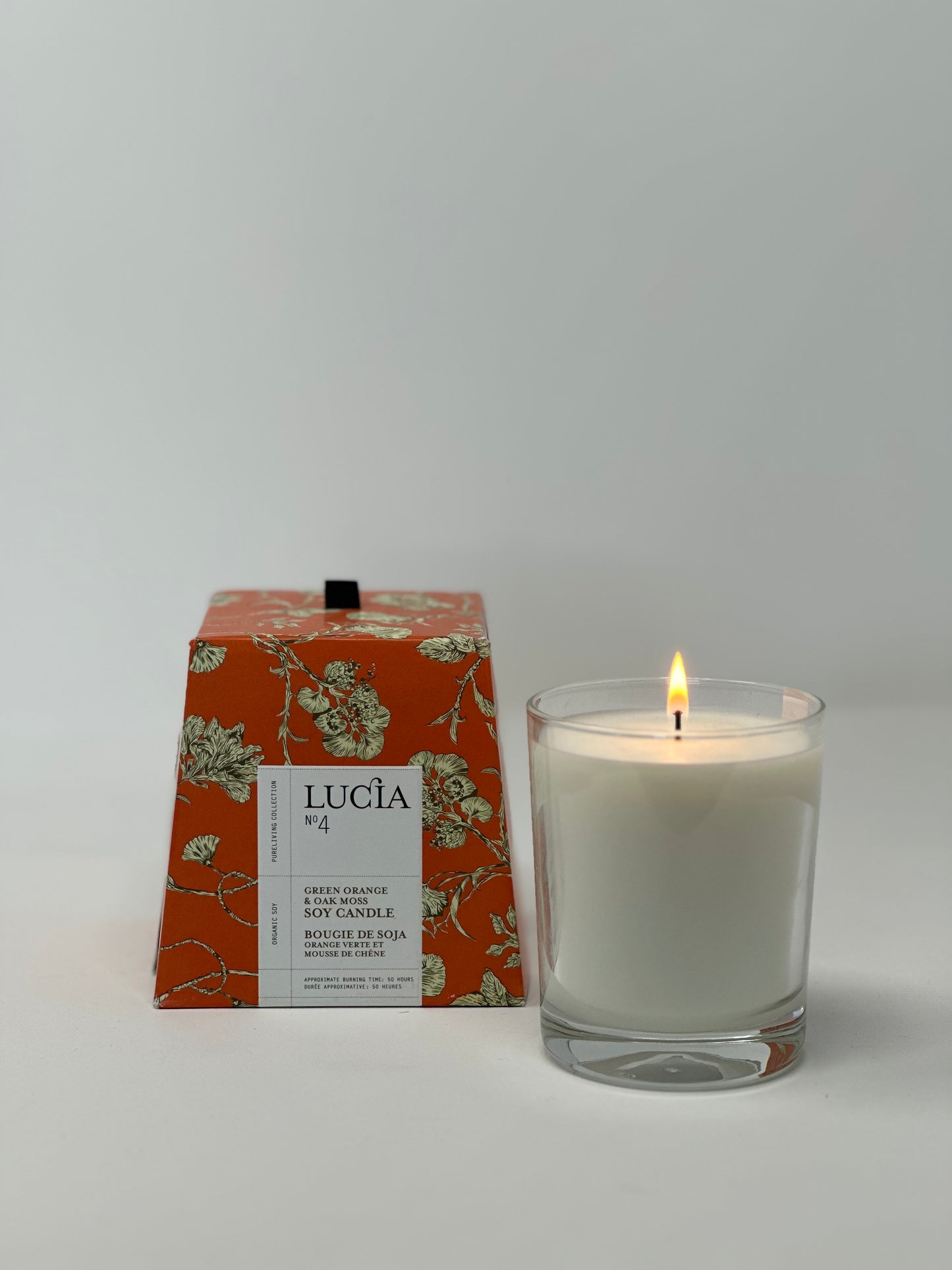 Candle in Green Orange & Oak Moss by Lucia N0. 4