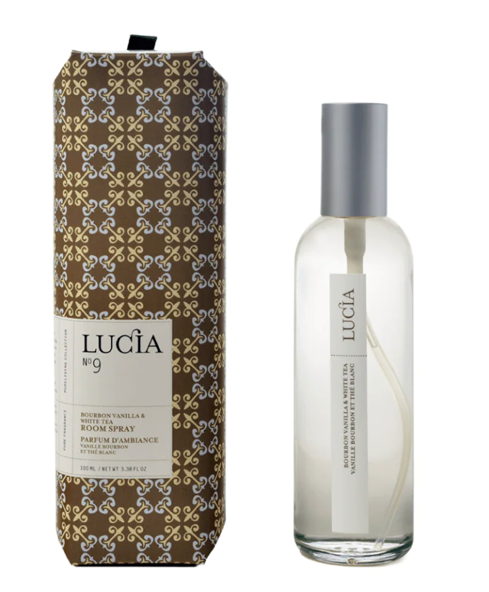 Home Fragrance Room Spray in Bourbon Vanilla & White Tea by Lucia No. 9