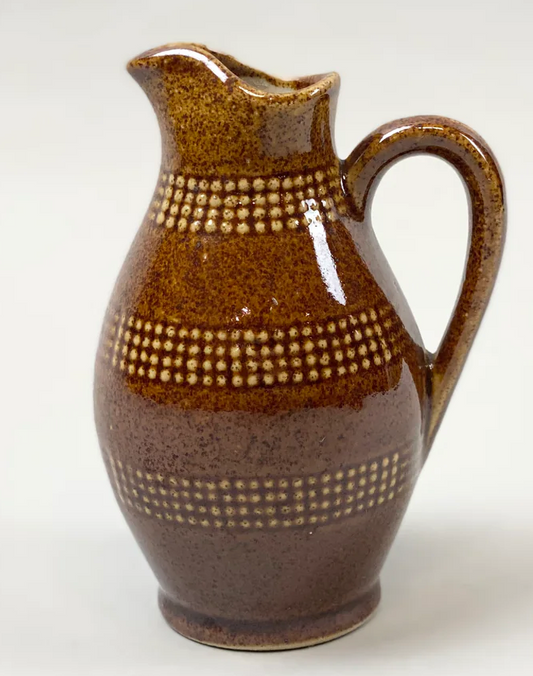 Vintage Pottery Small Wine Jug