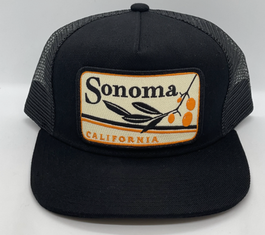 Trucker Baseball Cap Patch Sonoma + California