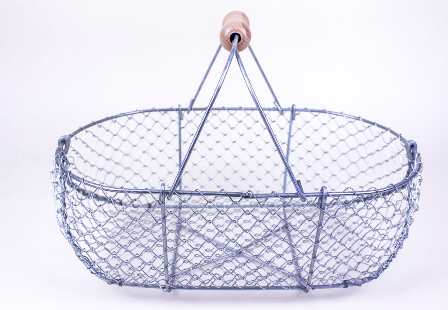 Basket of Hand-Wired Metal  Large