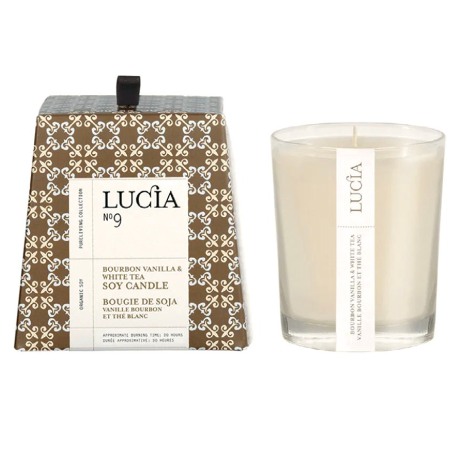 Candle in Bourbon Vanilla & White Tea Lucia No. 9