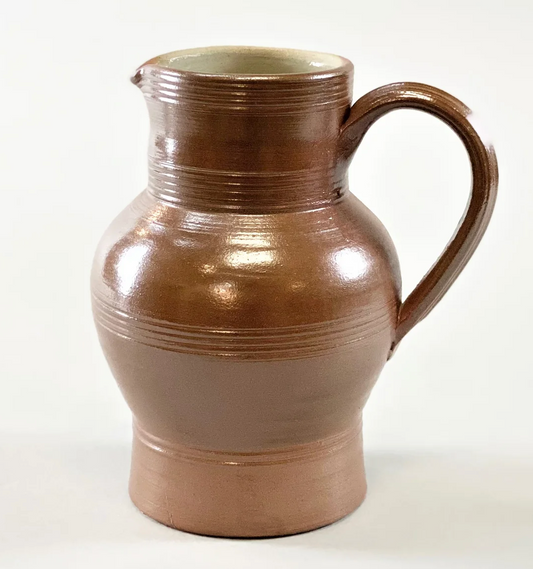 Vintage Pottery Small Water Jug .75L