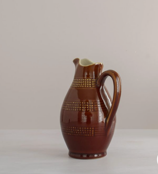 Vintage Pottery Medium Wine Jug