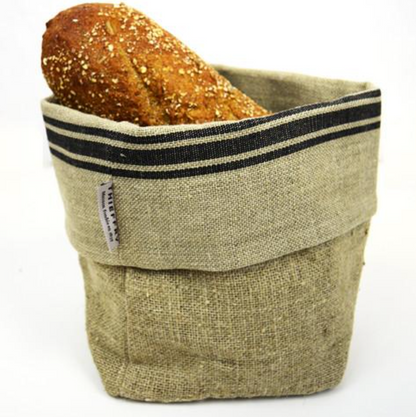 Culinary Bread Basket in French Linen