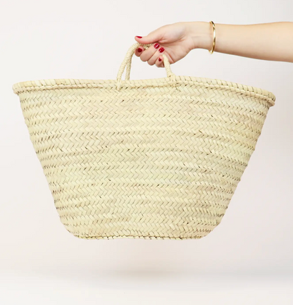 Basket Hand Woven Market Tote Medium