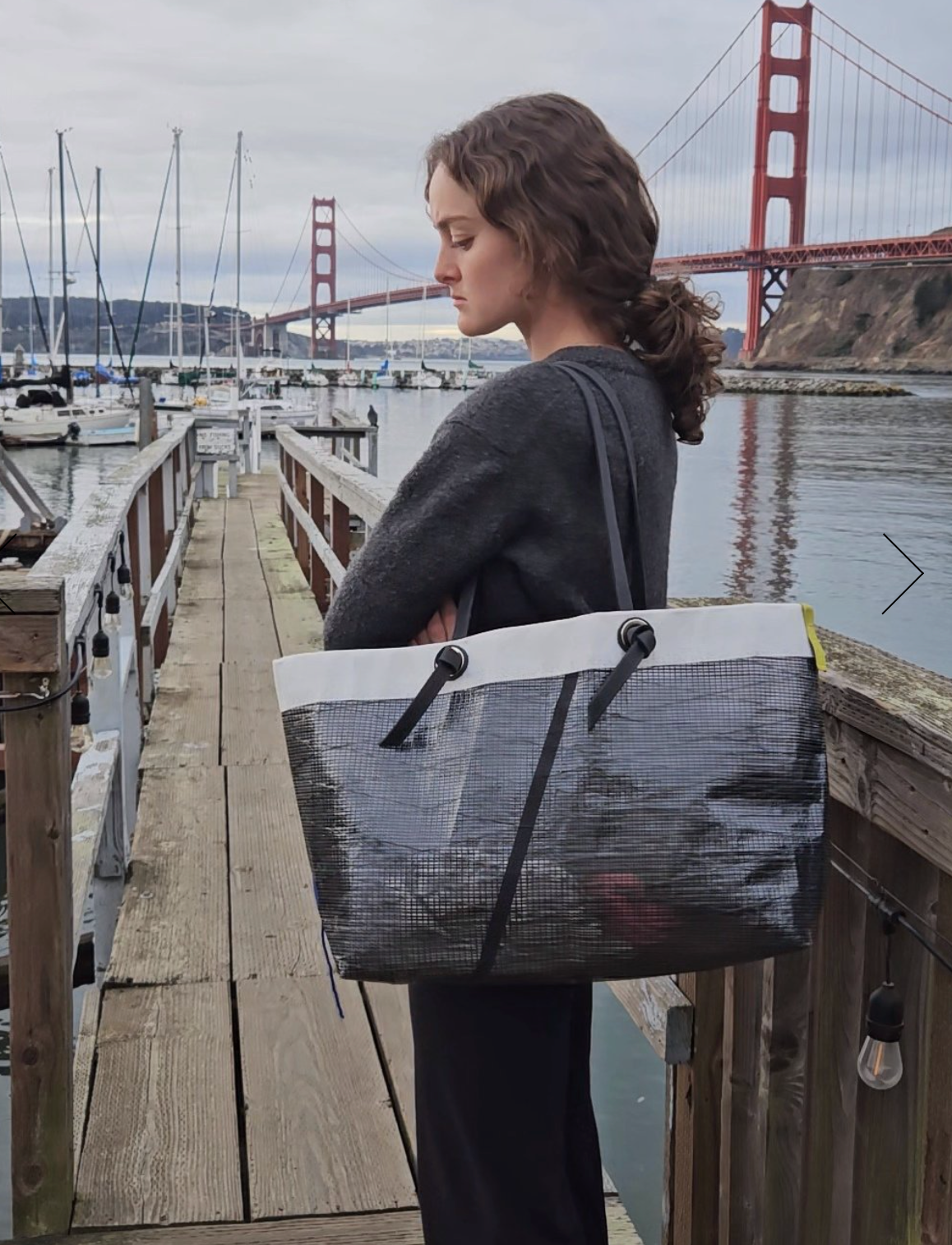 Recycled Sailcloth Ballast Tote Bag