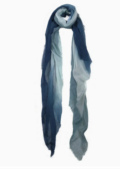 Scarf in Dip Dye Cashmere Blend