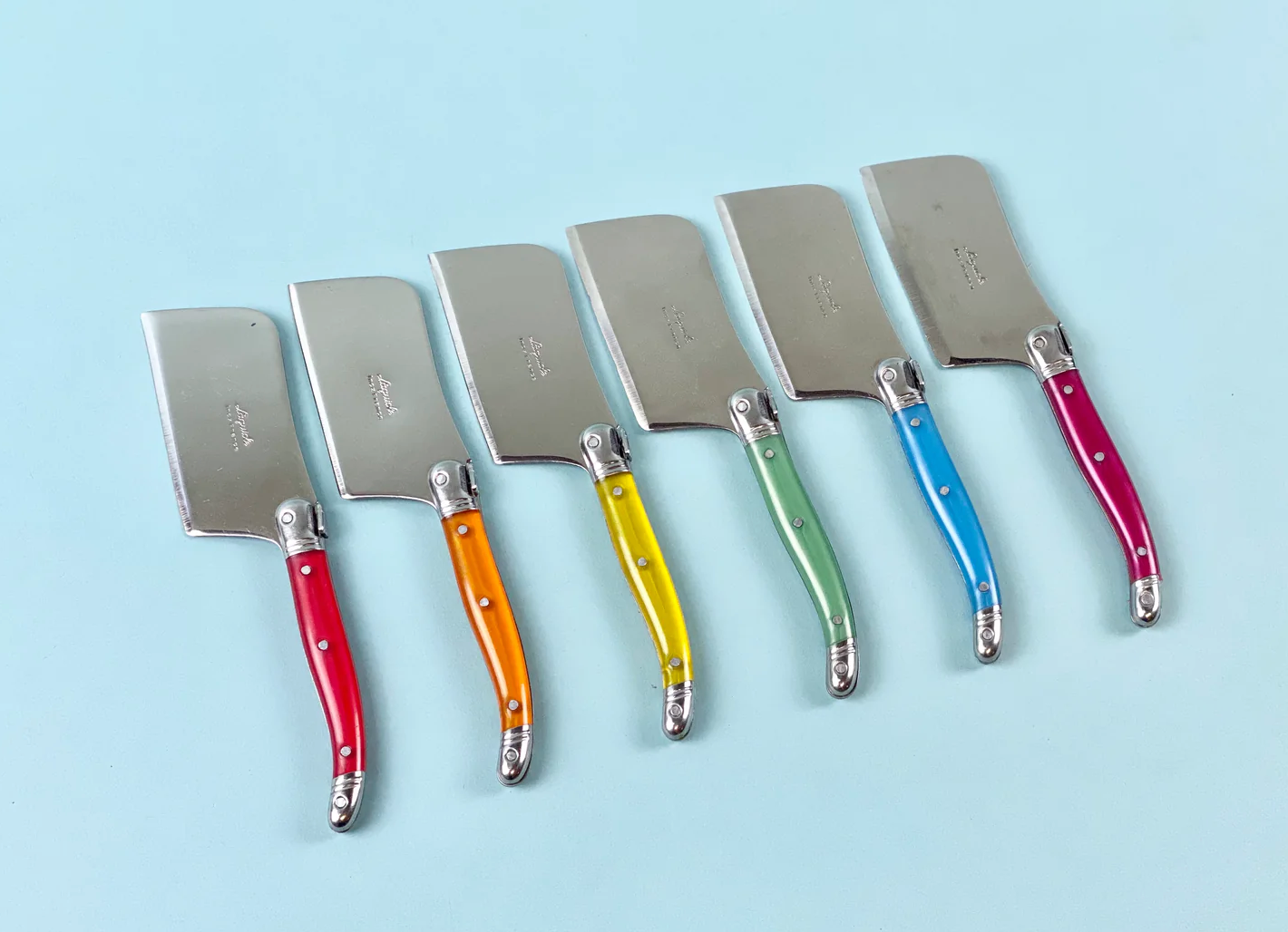 Mini Cheese Knife with Colored Handle by Laguiole