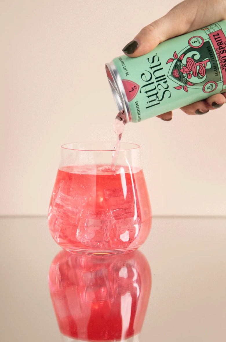 Negroni Spritz Plant Magic Mocktail by Little Saints