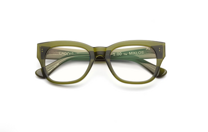 Miklos Reading Glasses in Heritage Green by Caddis