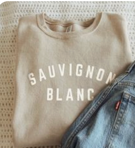 WHLSL Sauvignon Blanc Sweatshirt. MSRP $85