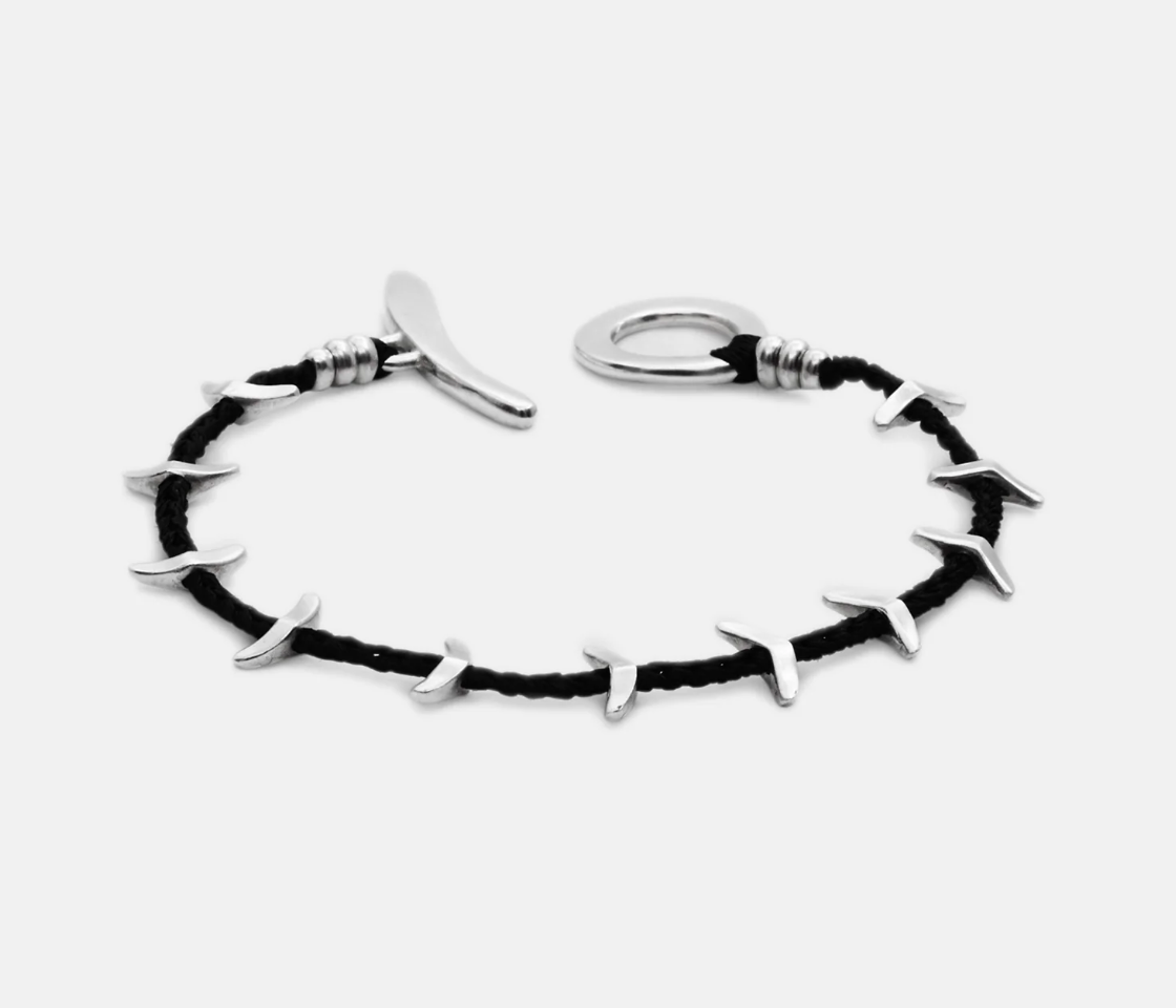 Shadow Bracelet on black by Jill Platner