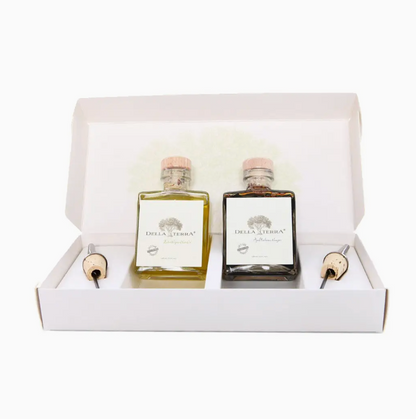 Organic Extra Virgin Olive Oil & Aged Balsamic Vinegar Set