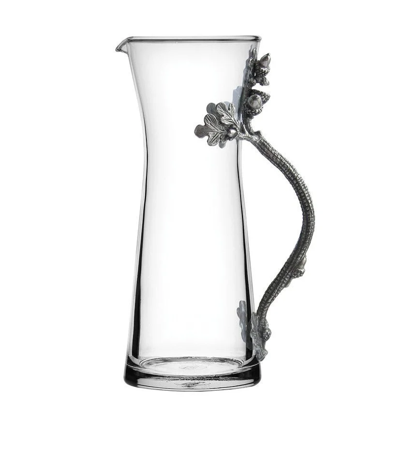 Carafe/Pitcher with Pewter Detail