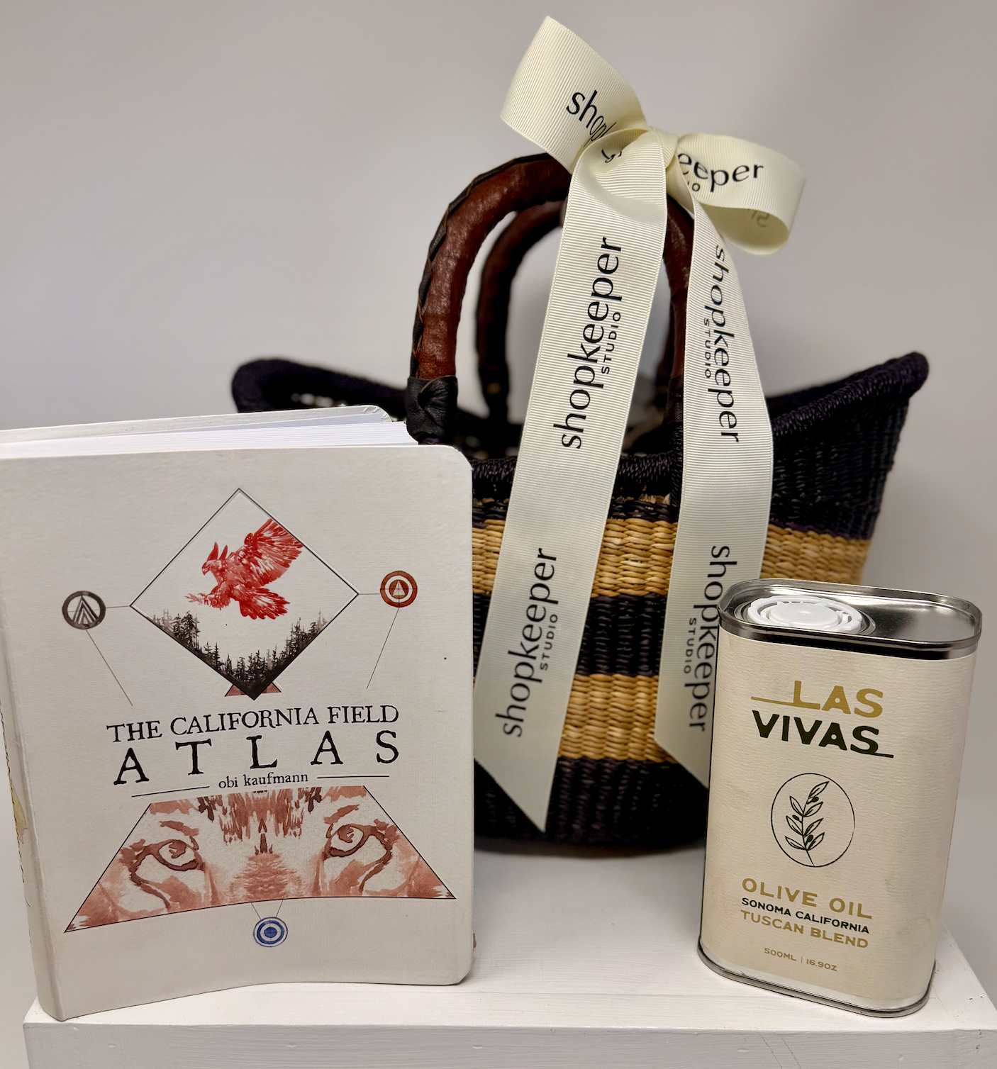 CA Field Atlas & EVOO Basket