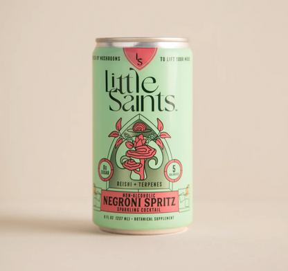 Negroni Spritz Plant Magic Mocktail by Little Saints