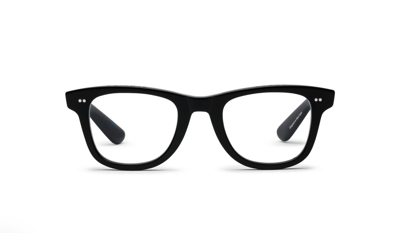 Porgy Backstage Reading Glasses in Gloss Black by Caddis