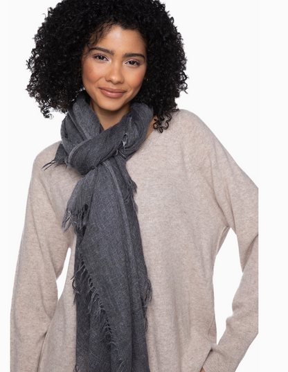 Scarf in Heathered Cashmere