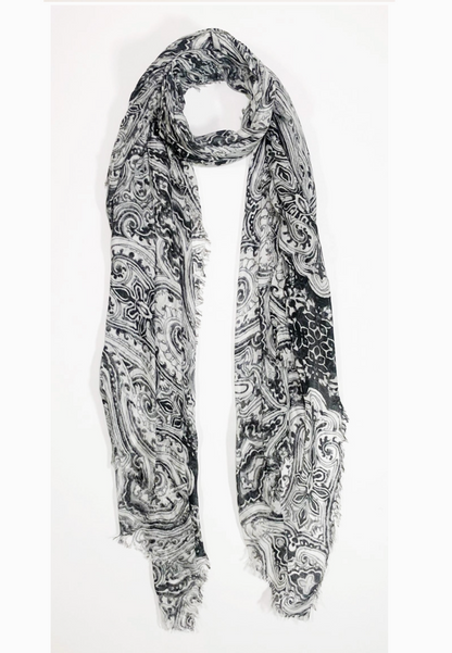 Vintage Paisley Cashmere-Modal Scarf