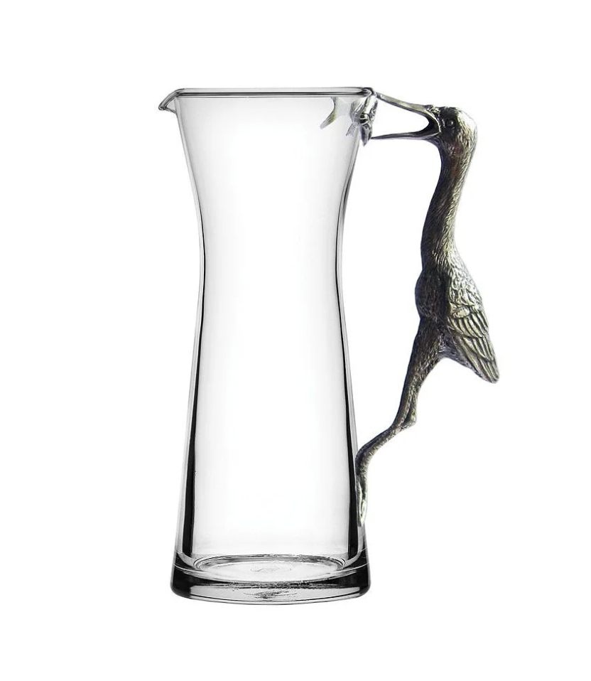 Carafe/Pitcher with Pewter Detail