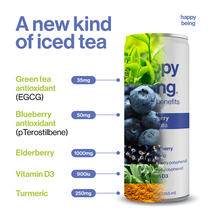 Adaptogen Drink in Blueberry by Happy Being