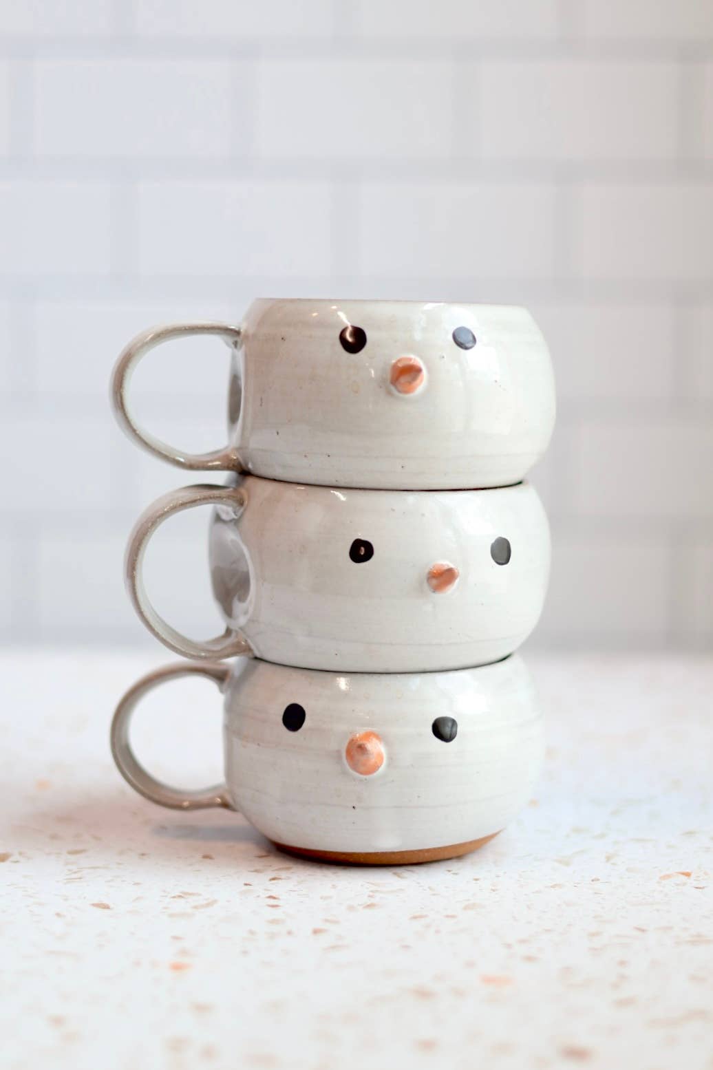 Snowman Handmade Coffee Mug