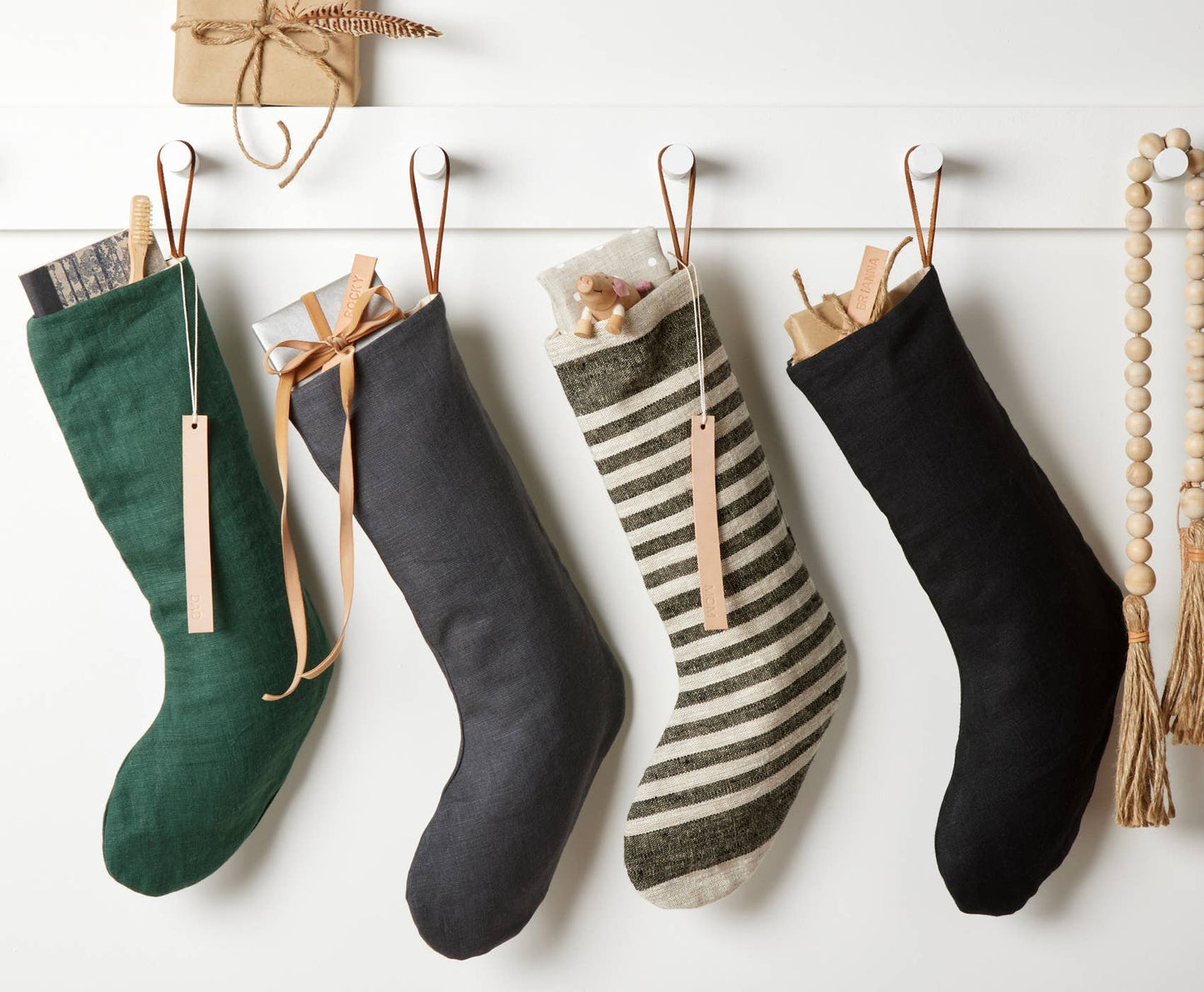 Linen Stocking - Many colors.