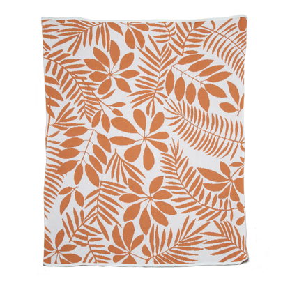 Poly Flora Throw Blanket