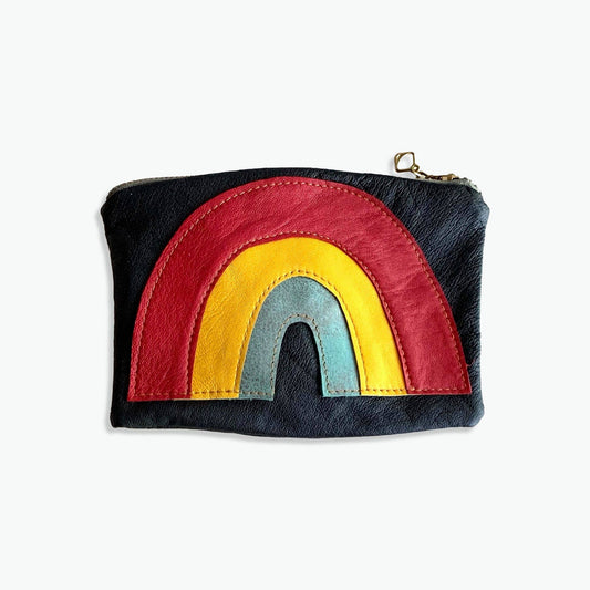 Rainbow pouch - redyellowblue