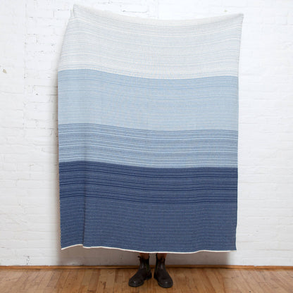 Blanket Throw in Modern Digital Ombre